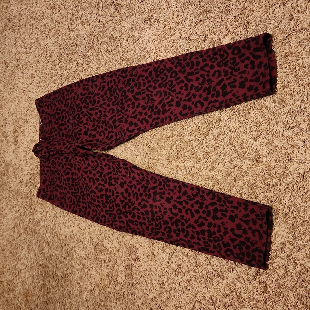 Social Standard by Sanctuary Leopard Ankle Skinny Jeans